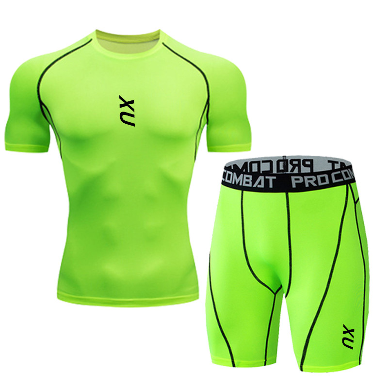 New men's running tight T-shir - T Shirt Tight Fit 评论和价格