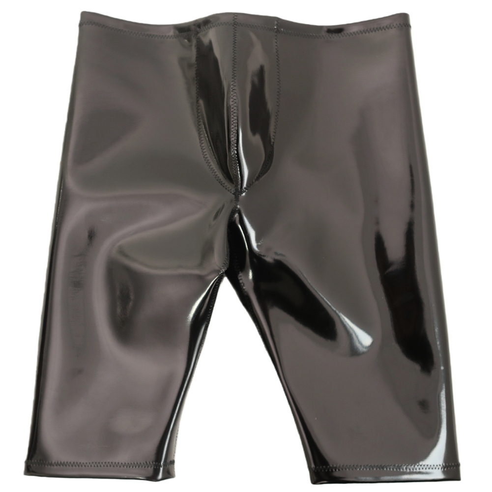 Men Cloth Latex Smooth Panties - Long Leg Trunk Men 评论和价格