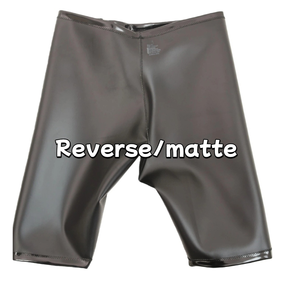 Men Cloth Latex Smooth Panties - Long Leg Trunk Men 评论和价格