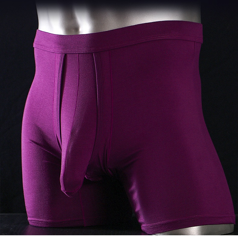 2PCS Mens Long Legs Underwear  - Long Leg Trunk Men 评论和价格