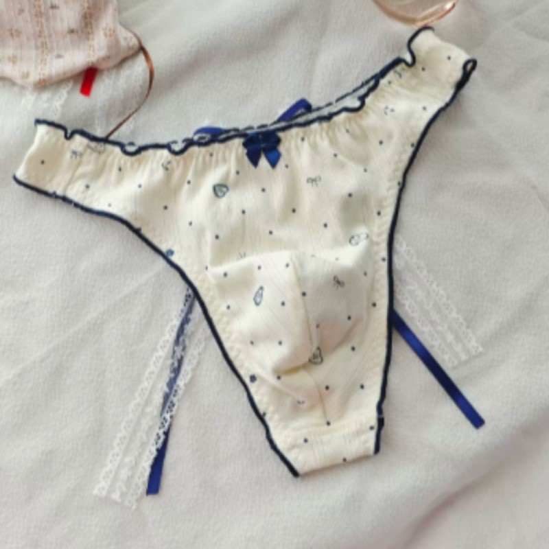 Japanese New Sweet Floral Bow  - Boxer Shorts Modal 评论和价格