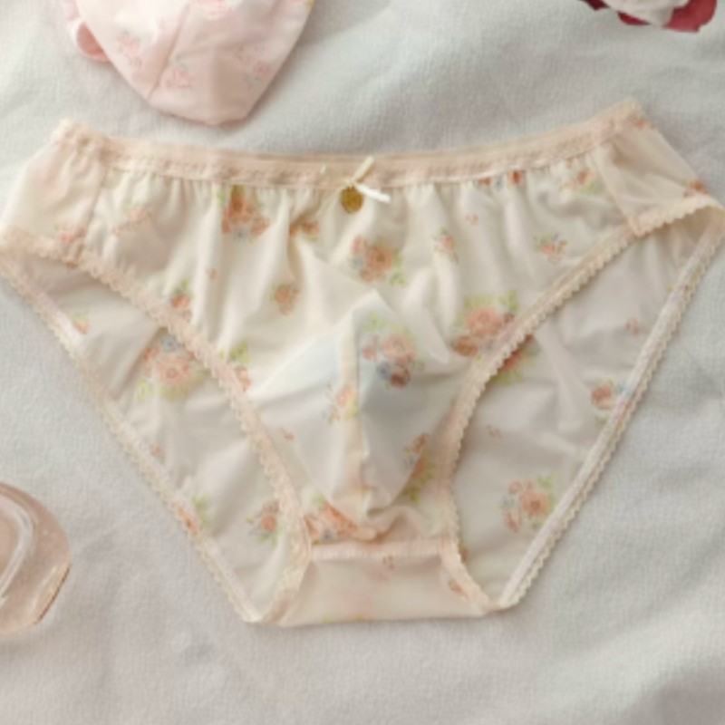 Japanese New Sweet Floral Bow  - Boxer Shorts Modal 评论和价格