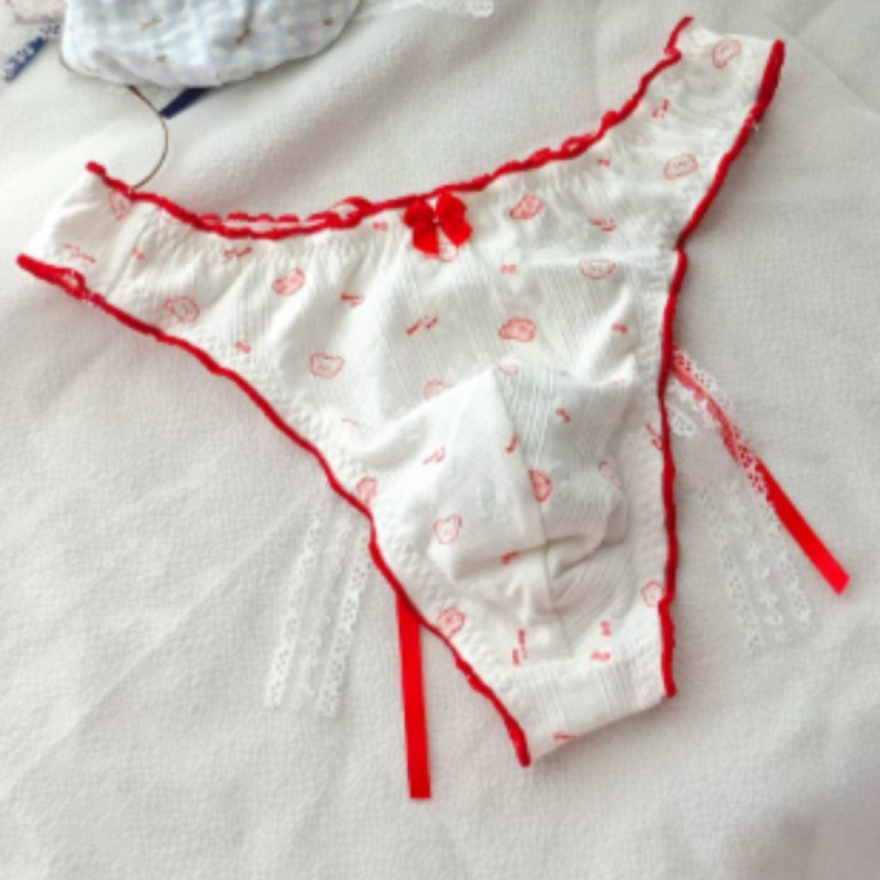 Japanese New Sweet Floral Bow  - Boxer Shorts Modal 评论和价格