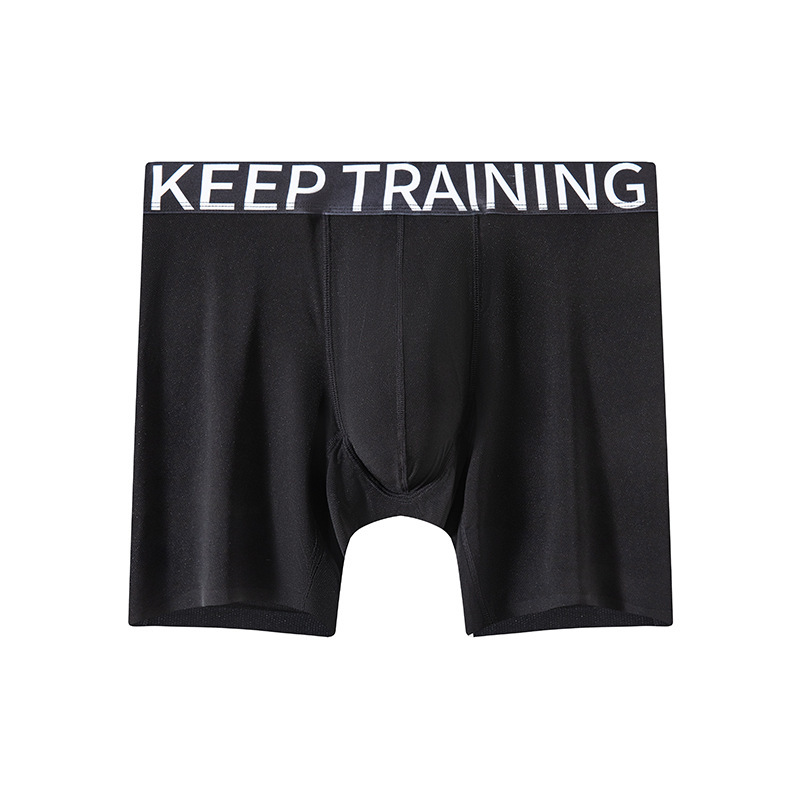 Men's Ice Silk Long Leg Boxer  - Long Leg Trunk Men 评论和价格