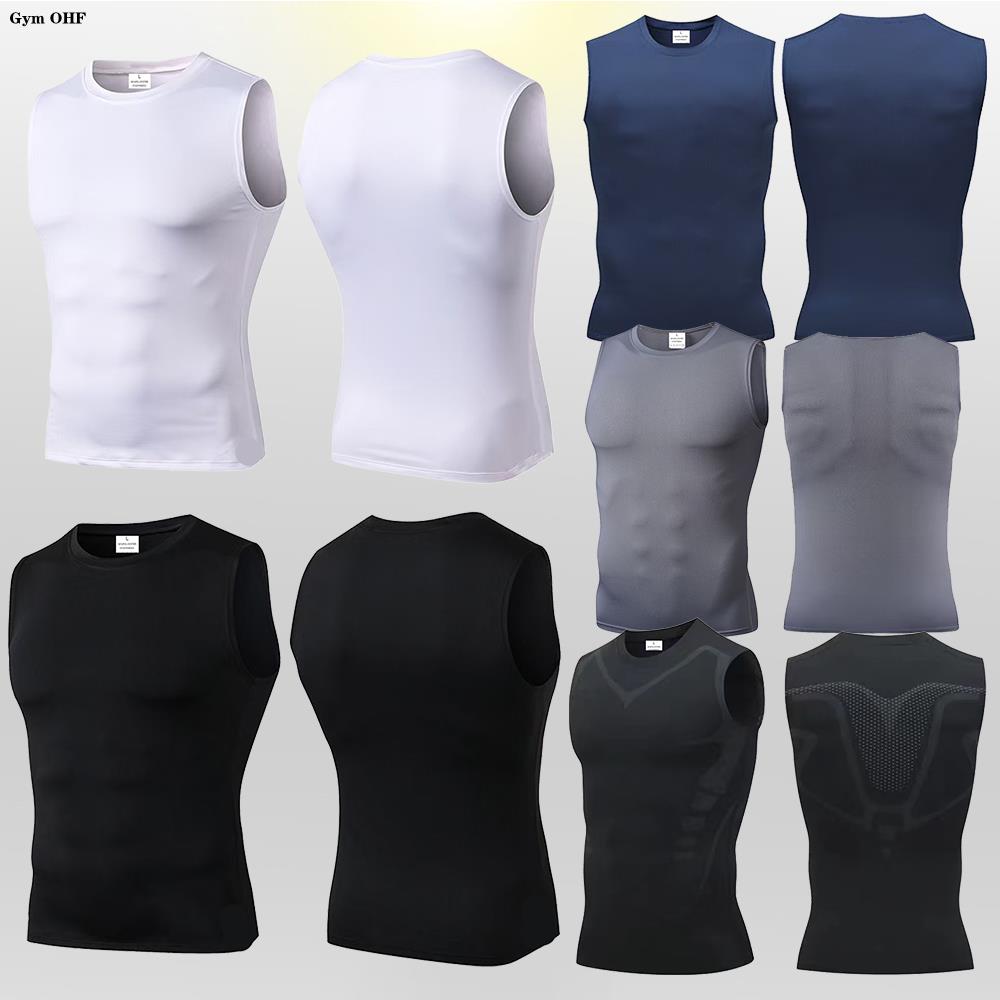 Men's Compression Tank Tops Gy - Sleeveless Undershirt 评论和价格