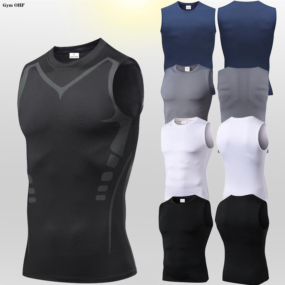 Men's Compression Tank Tops Gy - Sleeveless Undershirt 评论和价格