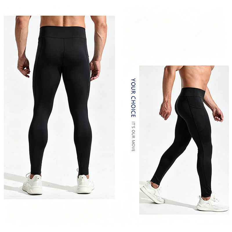 3 Pcs Men High Waist Compressi - Compression Long Pant 评论和价格