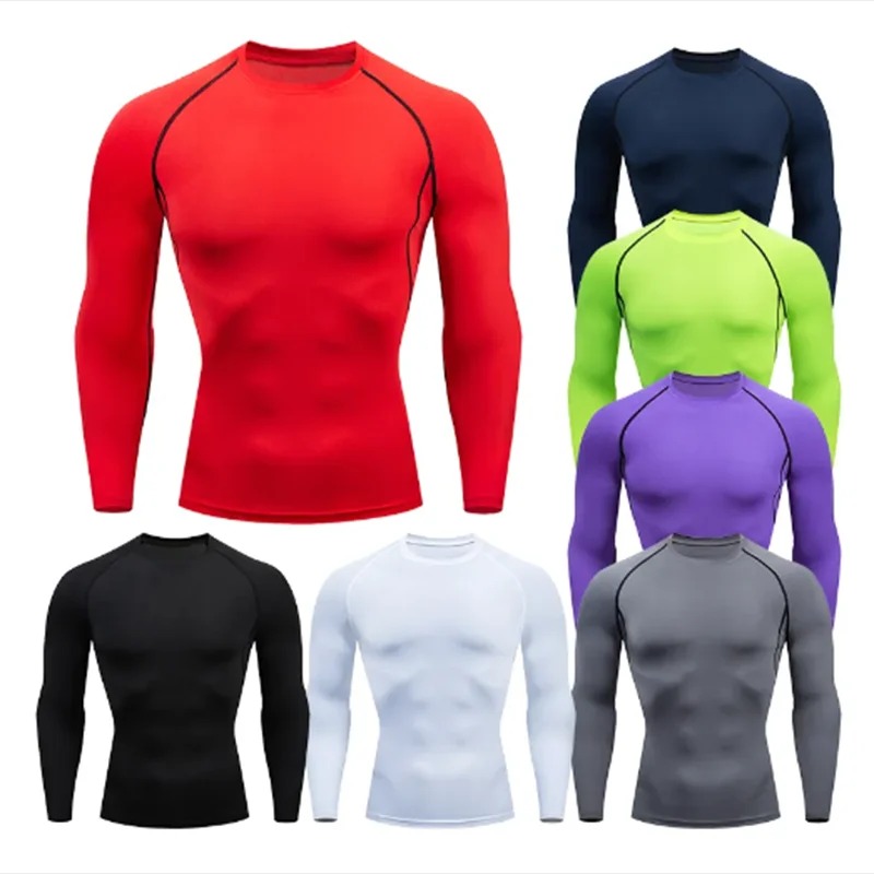 Men Sport T-shirt Quick Dry Bo - T Shirt Tight Fit 评论和价格