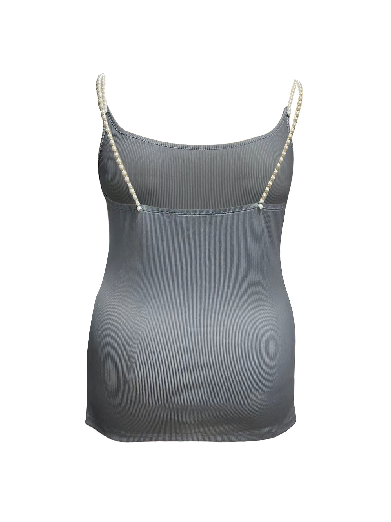 Plus Size Square Neck Pearl St - Tank Top Ribbed 评论和价格